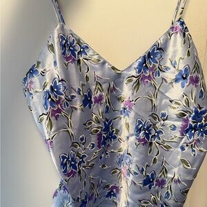 Vintage (80s) Lavender Floral Cami Top
